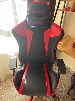 Silla Gamer Drift Negra y Roja