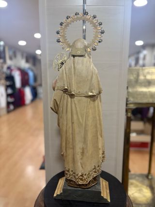 Virgen del Carmen Talla Madera 65cm