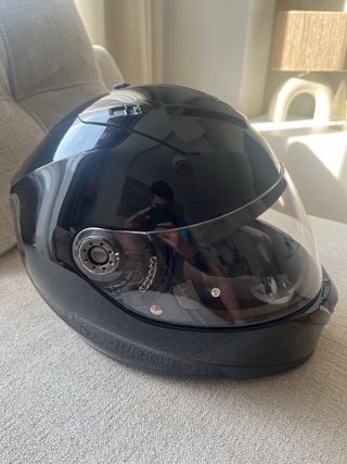Casco Moto Shark Talla S Negro