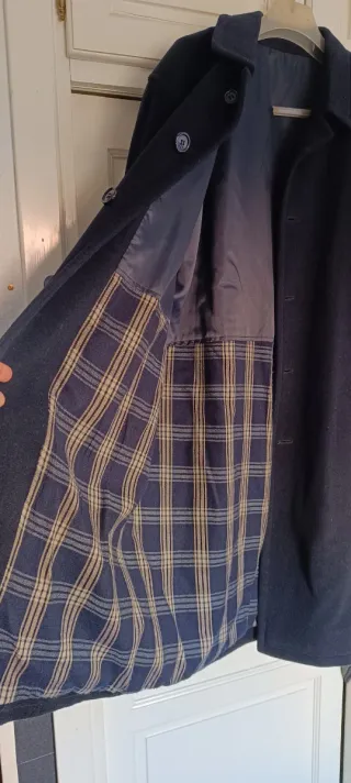 Chaqueta Duralan Lana y Poliéster Azul Marino