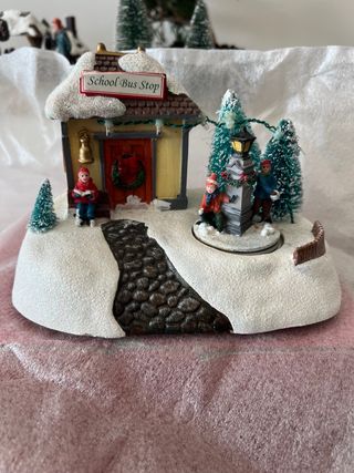 Villaggio di Natale con Figure