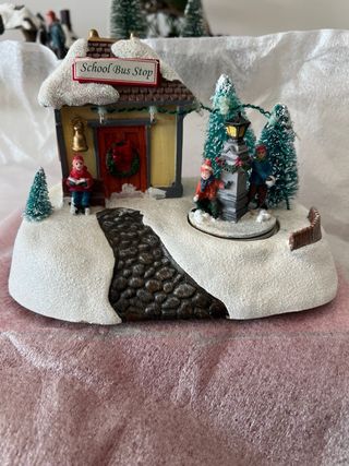 Villaggio di Natale con Figure