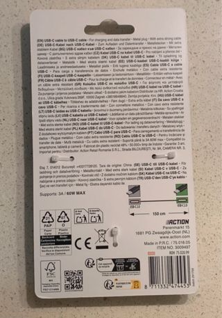 Cavo USB-C Sologic 1.5m