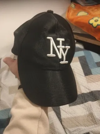 Gorra NY Negra y Blanca