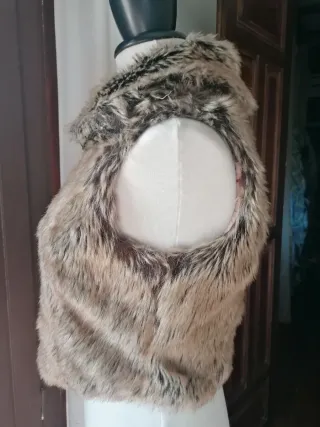 Chaleco Piel Sintética Stradivarius Talla S