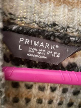 Jersey grueso cuello medio rayas