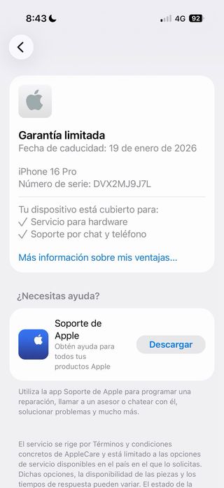 iPhone 16 Pro Oro .