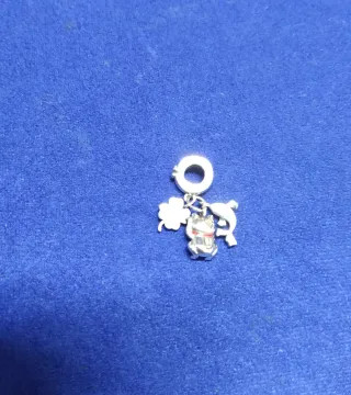 Charm Trébol Carpa koi Gato Suerte Pulsera Pandora
