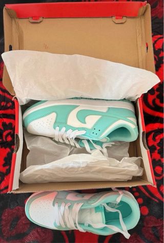 Nike Dunk Low Green Glow Teal/Blanco