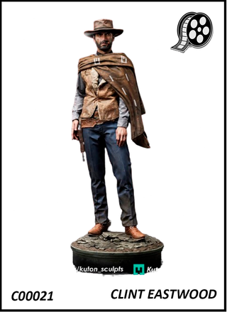Figura Resina Clint Eastwood