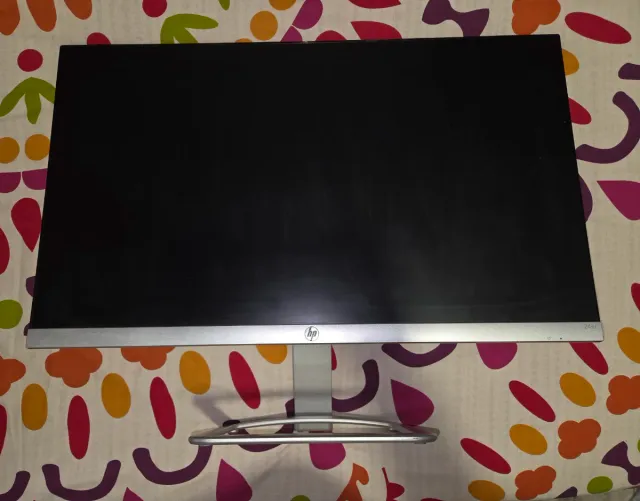 Monitor HP 24er plateado