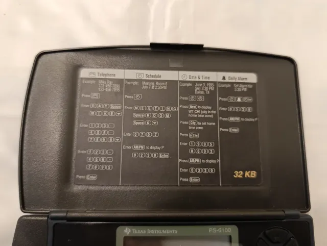 Agenda con calcolatrice Texas PS-6100