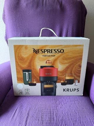 Cafetera Nespresso Vertuo Pop Blanca