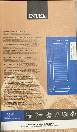 Colchón individual Intex con hinchador