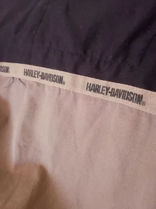Camisa Harley Davidson Talla L Negra/Beige