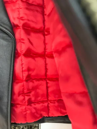 Cazadora cuero JACK&JONES brillante