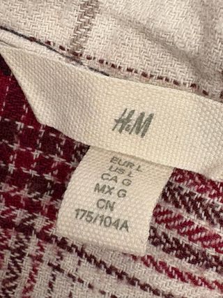 Camicia Flanella Taglie Forti L