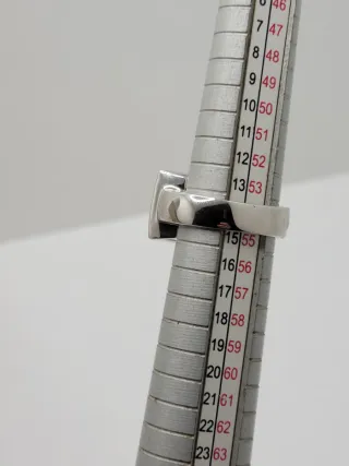 Anillo Plata Nácar y Circonitas