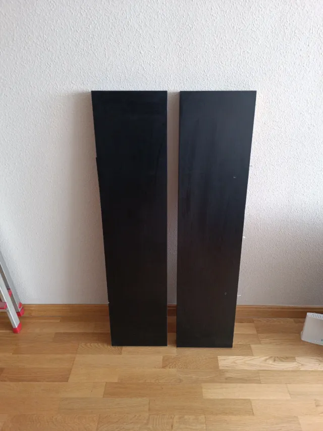 2 Baldas Madera Negra