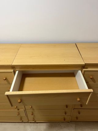 3 Cómodas Cajoneras