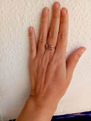 Anillo Citrino natural de Brasil Auténtico