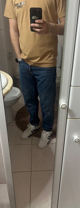 Calças de ganga Pull&Bear azuis