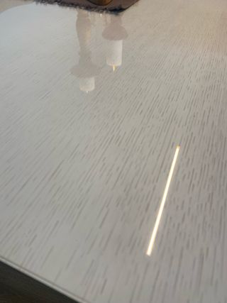 Mesa Comedor 1.80m Madera y Acero.