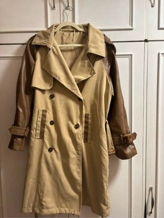 Gabardina Beige y Marrón