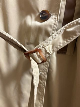 Gabardina Beige y Marrón