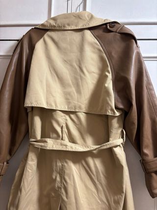 Gabardina Beige y Marrón
