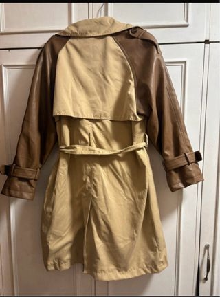 Gabardina Beige y Marrón