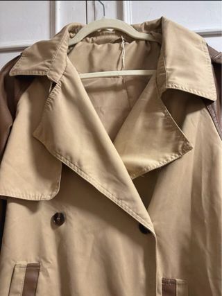 Gabardina Beige y Marrón