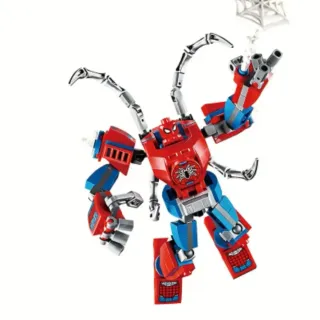 Statua da Scrivania Marvel Lego da montare spiderm