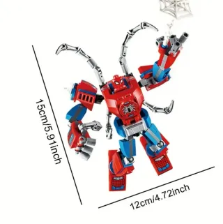 Statua da Scrivania Marvel Lego da montare spiderm