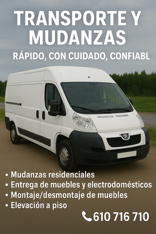 MUDANZAS • TRANSPORTES •