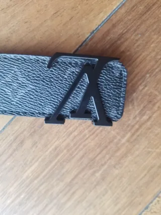 Cinturón Louis Vuitton Nero/Grigio