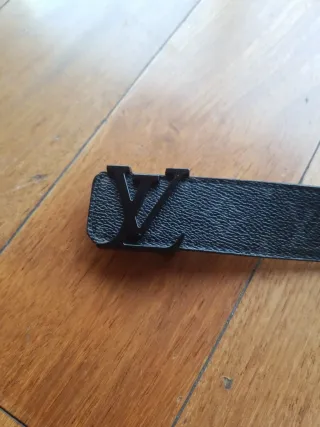 Cinturón Louis Vuitton Nero/Grigio