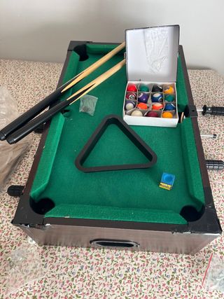 Calciobalilla e biliardo da tavolo con ping pong opzionale