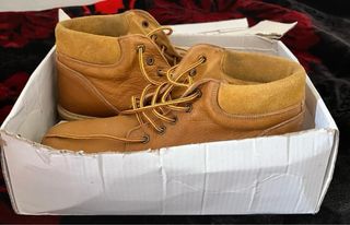 Botas de cuero original con cordones para hombre