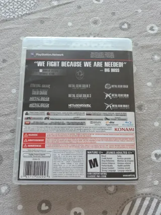 Metal Gear Solid The Legacy Collection PS3