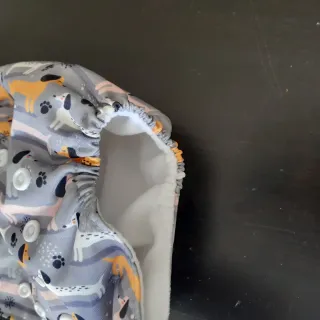 Pañales de tela reutilizables