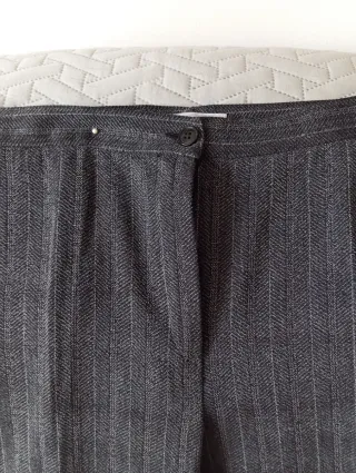 Pantalón mujer invierno gris jaspeado