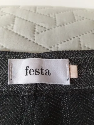 Pantalón mujer invierno gris jaspeado