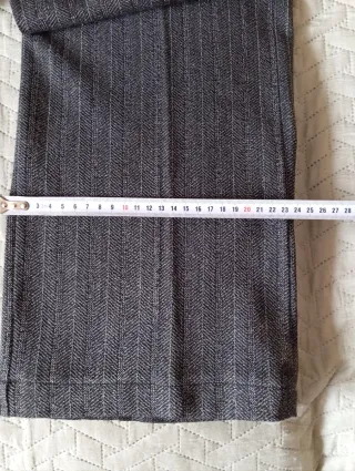 Pantalón mujer invierno gris jaspeado