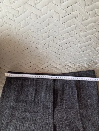 Pantalón mujer invierno gris jaspeado