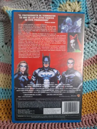 Batman y Robin VHS Caja Grande