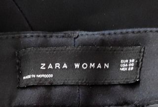 Pantalón/calças Zara pretas 38/40