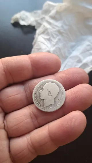 Moneda Alfonso XII, Peseta 1885