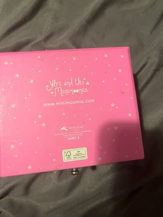 Caja de música unicornio rosa