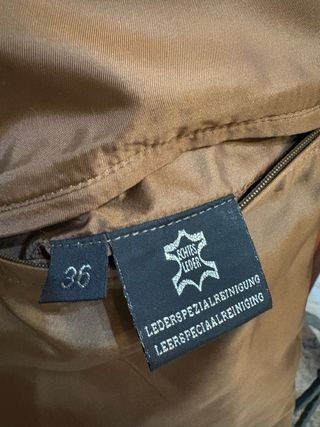 Giubbino in vera pelle vintage